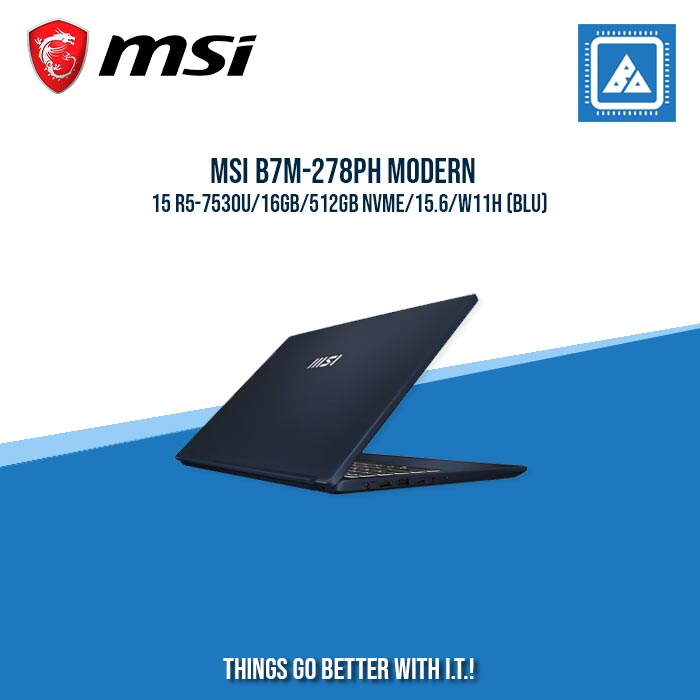MSI B7M-278PH MODERN 15 R5-7530U/16GB/512GB NVME | BEST FOR FREELANCERS LAPTOP MSI B7M-278PH MODERN 15 R5-7530U/16GB/512GB NVME | BEST FOR FREELANCERS LAPTOP
